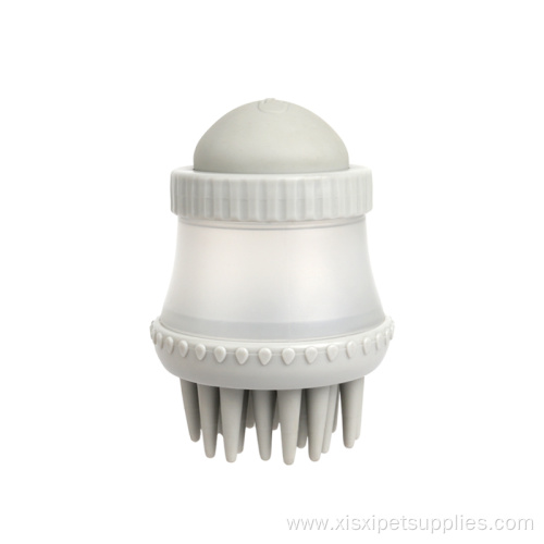 Pet Bath Brush Pet Dog Shampoo Dispenser Brush